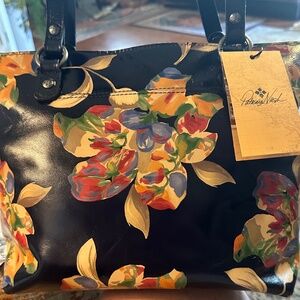 PATRICIA NASH TOTE ~LE FLeur~ Deep Navy Blue